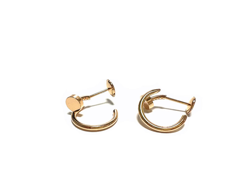 Cartier　ジュスト アン クル フープ イヤリング、スモールモデル